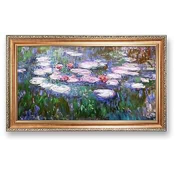 クロード・モネ『睡蓮』複製アルゴグラフ クロード・モネ『睡蓮』複製アルゴグラフ 名画復刻 複製版画